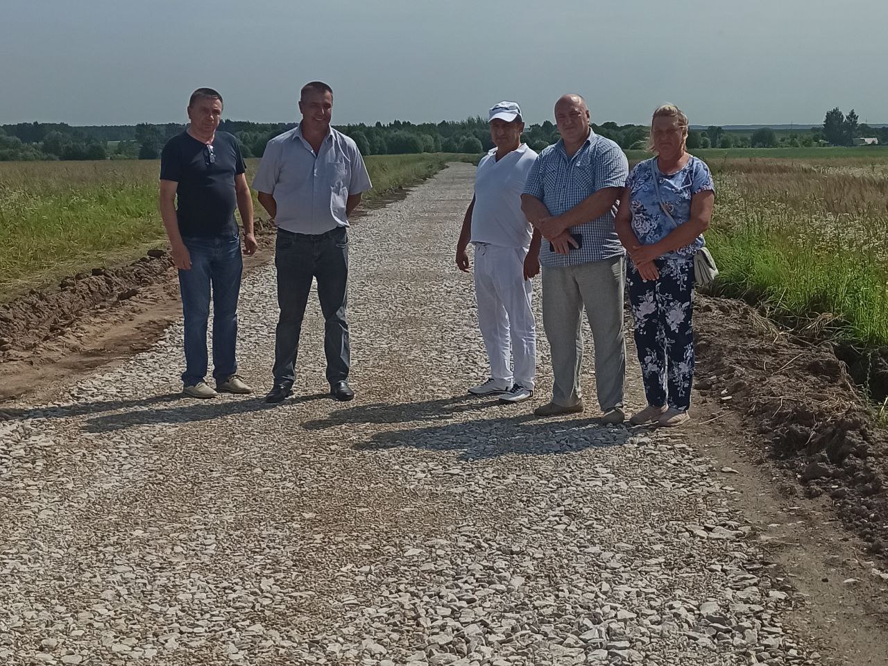 Завершился ремонт автомобильной дороги д. Сильково-д.Грицкое.