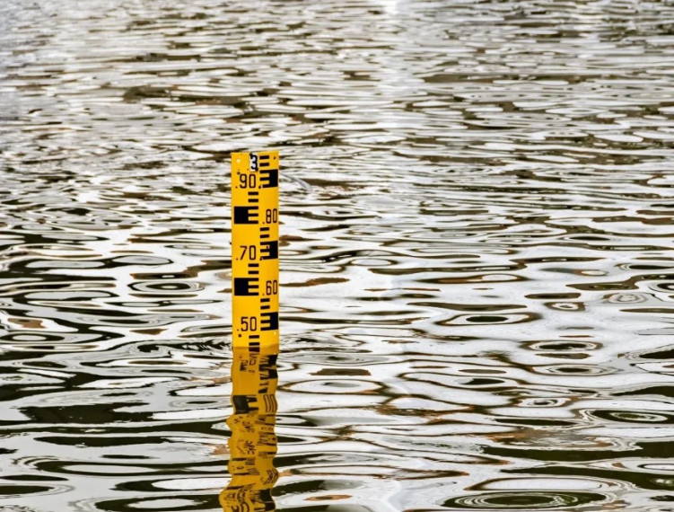 Повышение уровня воды реки Оки.