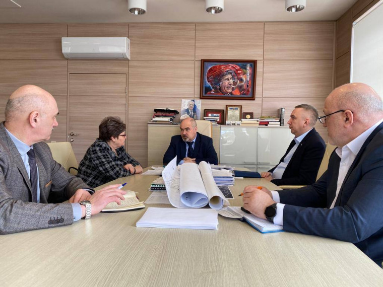Встреча с министром строительства и жилищно-коммунального хозяйства Калужской области.